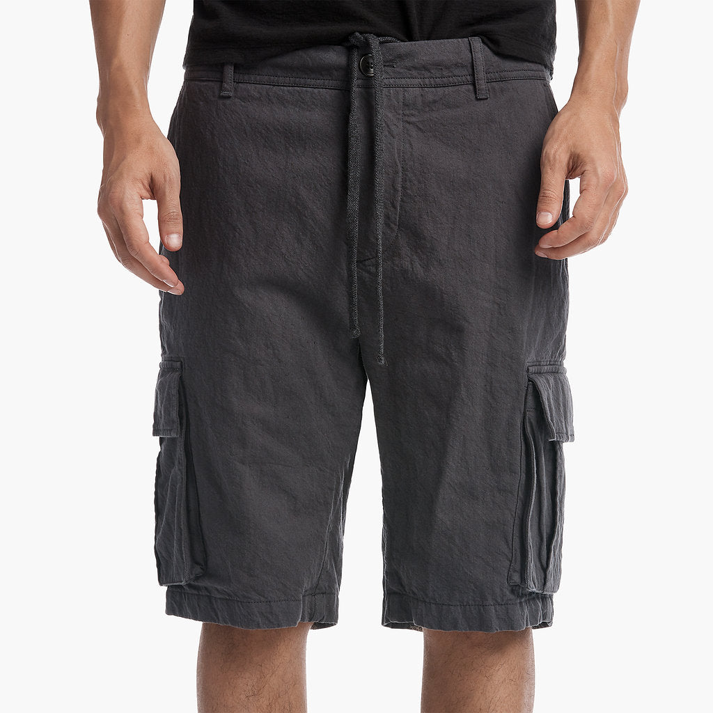 Cotton Twill Classic Short - Pipe | James Perse Los Angeles