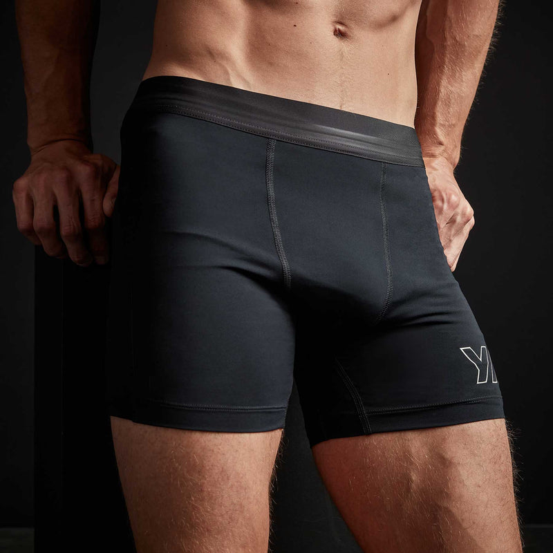 Y/OSEMITE Cool Touch Graphic Boxer Short In Black | James Perse Los Angeles