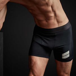 Y/OSEMITE Cool Touch Graphic Boxer Short In Black | James Perse Los Angeles