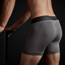 Y/OSEMITE Cool Touch Graphic Boxer Short In Raccoon Grey | James Perse Los Angeles