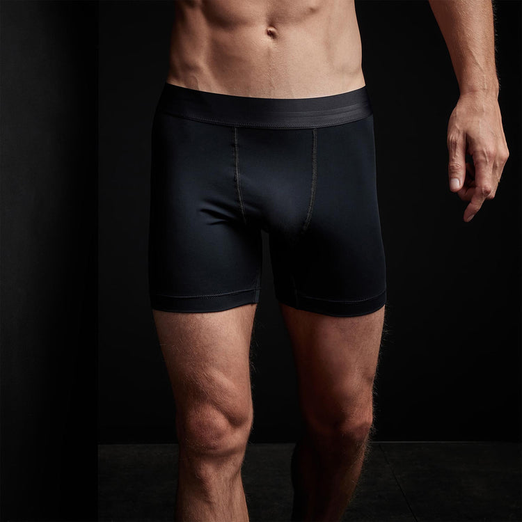 Y/OSEMITE Cool Touch Sport Boxer  Short In Black | James Perse Los Angeles