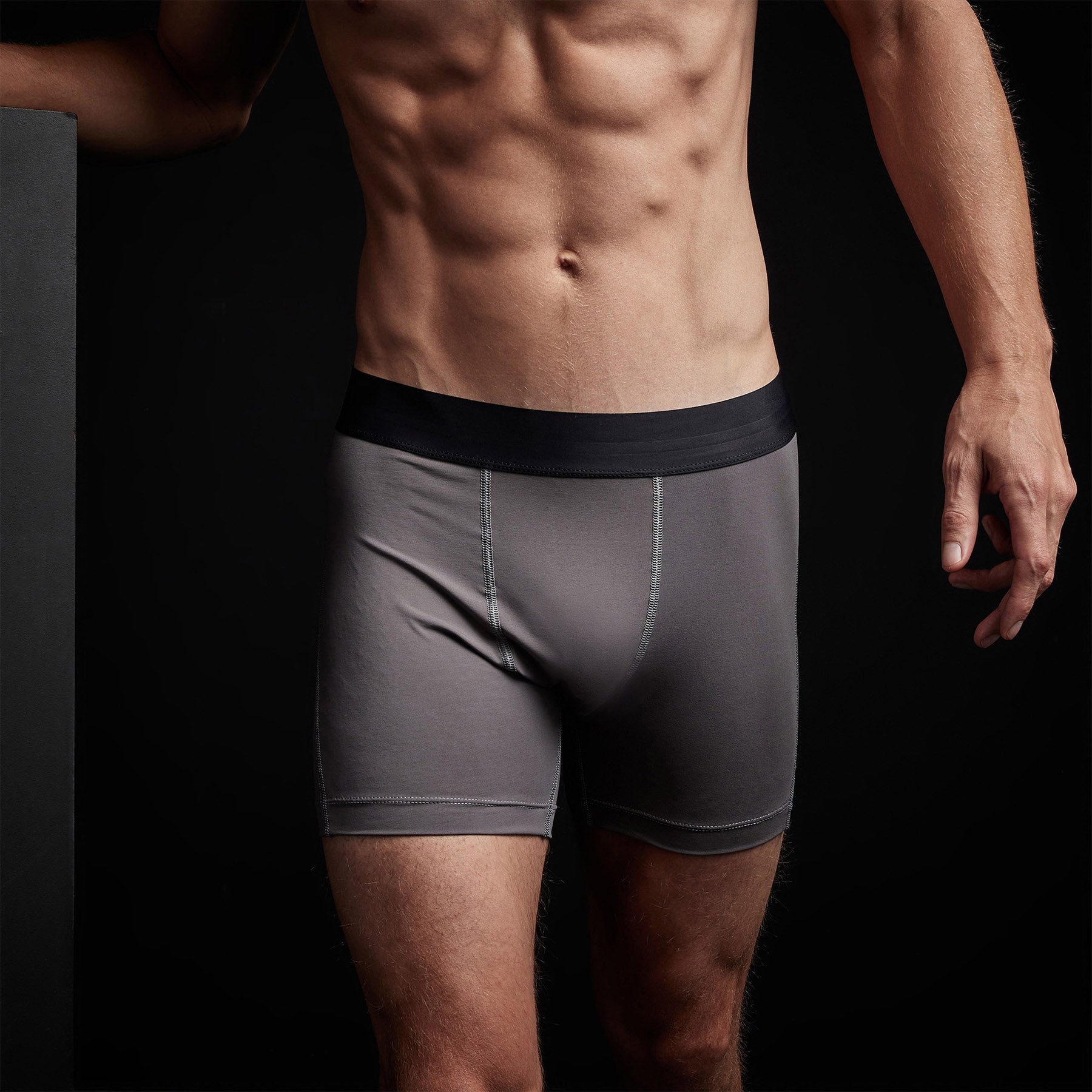 Y/osemite Cool Touch Sport Boxer Short in Raccoon Grey | James Perse Los Angeles