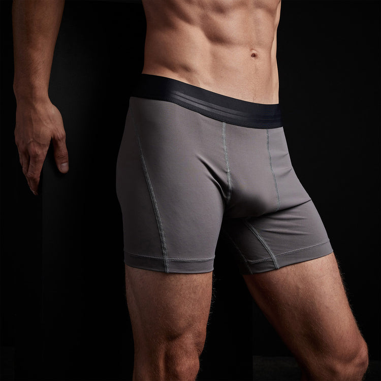 Y/osemite Cool Touch Sport Boxer Short in Raccoon Grey | James Perse Los Angeles