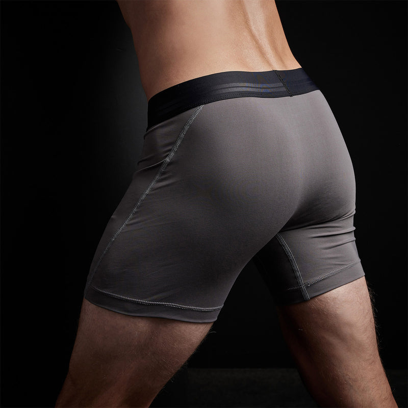 Y/osemite Cool Touch Sport Boxer Short in Raccoon Grey | James Perse Los Angeles
