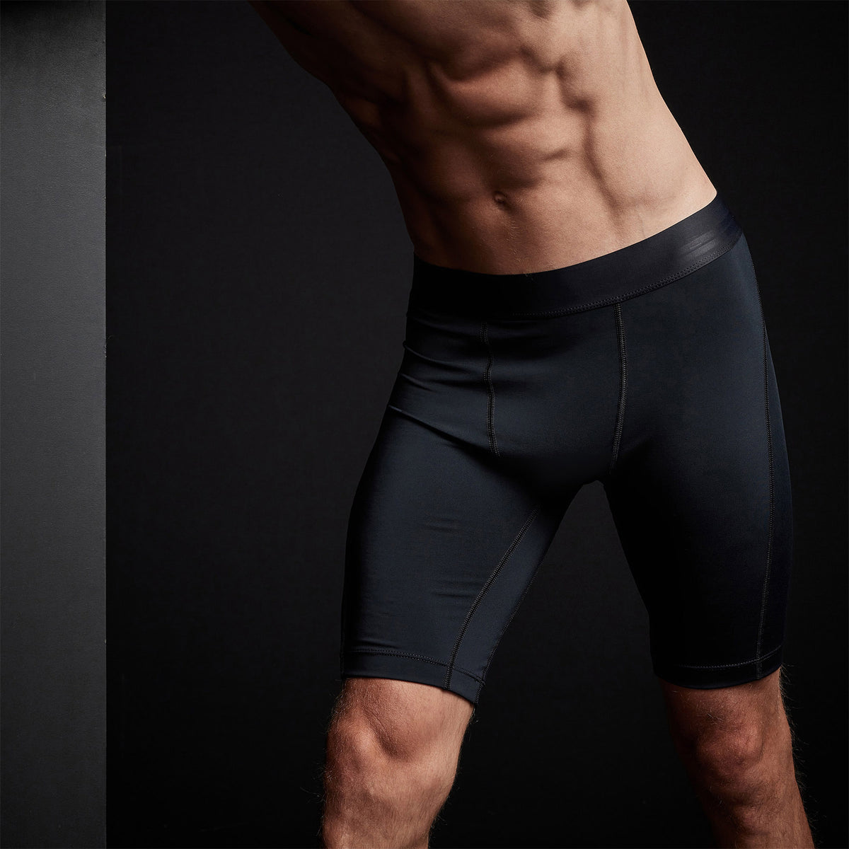 Y/OSEMITE Cool Touch Sport Long Boxer In Black | James Perse Los Angeles