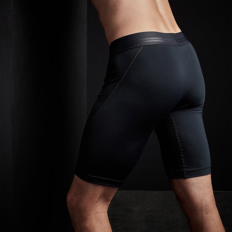 Y/OSEMITE Cool Touch Sport Long Boxer In Black | James Perse Los Angeles