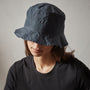 Cotton Metal Poplin Bucket Hat in Maine Pigment | James Perse Los Angeles