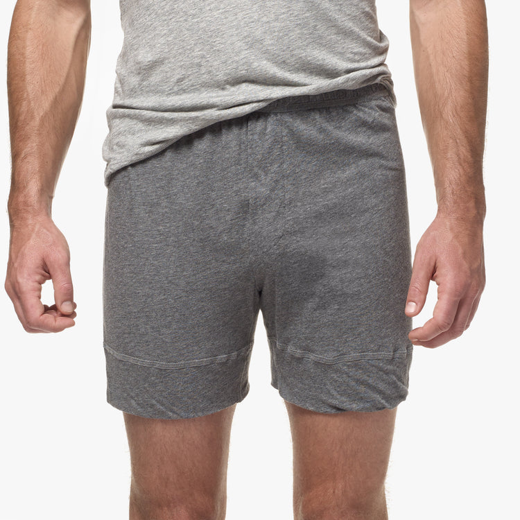 Boxer Short - Heather Charcoal | James Perse Los Angeles