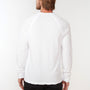 Dry Touch Jersey Raglan Henley in White | James Perse Los Angeles