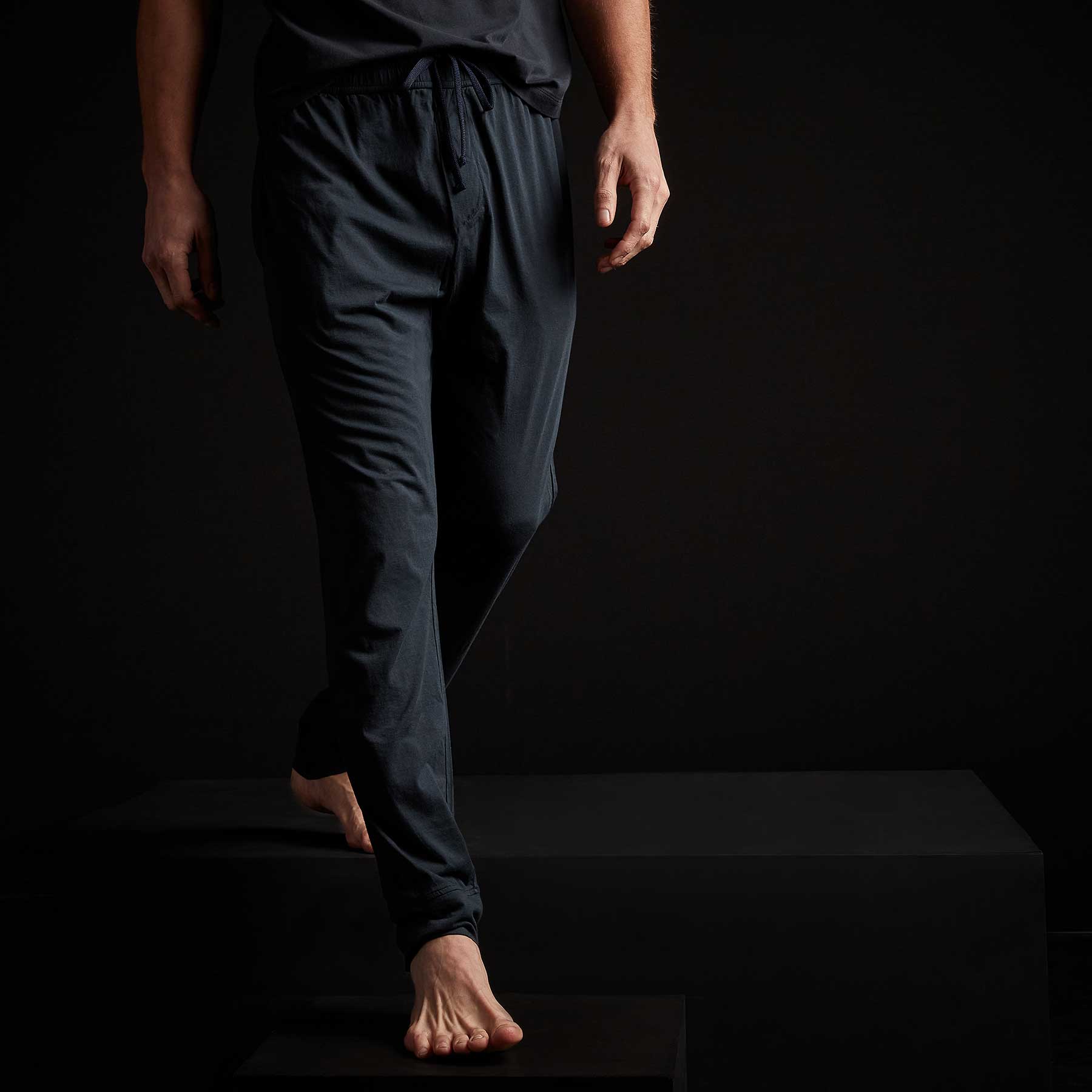 Luxe Lotus Jersey Tapered Lounge Pant