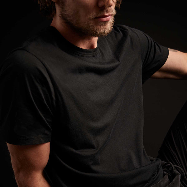 3 Pack Luxe Lotus Jersey Tee - Black/White/French Navy | James Perse Los Angeles