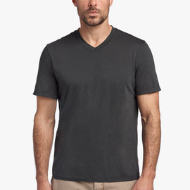 Luxe Lotus Jersey V Neck In Dark Olive | James Perse Los Angeles