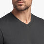 Luxe Lotus Jersey V Neck In Dark Olive | James Perse Los Angeles