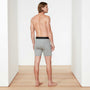 Luxe Lotus Relaxed Fit Boxer Short In Heather Grey | James Perse Los Angeles