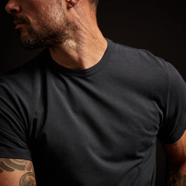 Elevated Lotus Jersey Lounge Tee - French Navy | James Perse Los Angeles