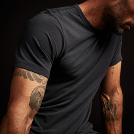 Elevated Lotus Jersey Lounge Tee - French Navy | James Perse Los Angeles