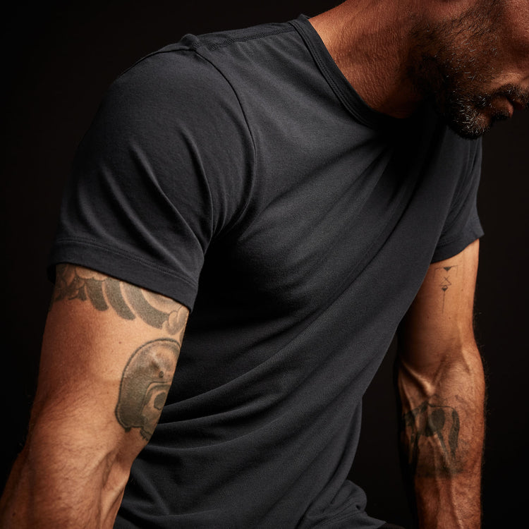 Elevated Lotus Jersey Lounge Tee - French Navy | James Perse Los Angeles