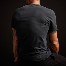 Elevated Lotus Jersey Lounge Tee - French Navy | James Perse Los Angeles