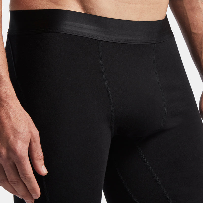 Elevated Lotus Sport Boxer  Long In Black | James Perse Los Angeles