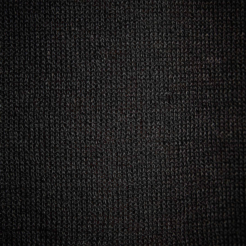 Fine Linen Double Layer Short Sleeve Crew in Black/Black | James Perse Los Angeles