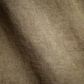 Fine Linen Double Layer Short Sleeve Crew in Military/Natural | James Perse Los Angeles