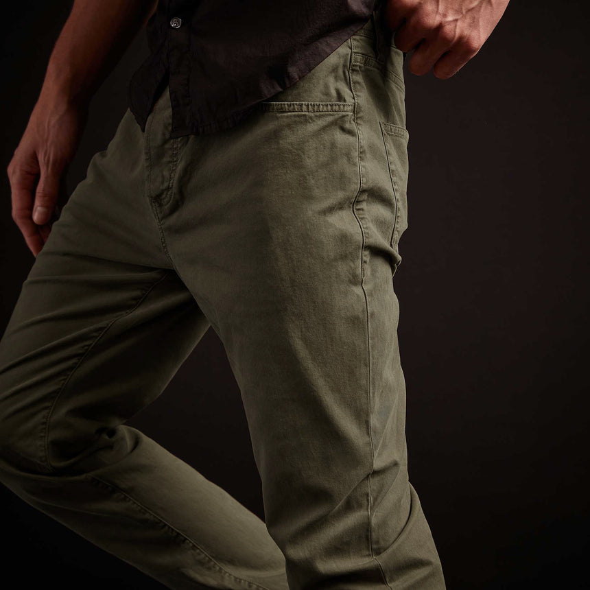 Brushed Twill 5 Pocket Pant - Old Whiskey Pigment | James Perse Los Angeles