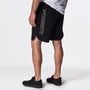 Y/OSEMITE Graphic Basketball Short In Black/Black | James Perse Los Angeles