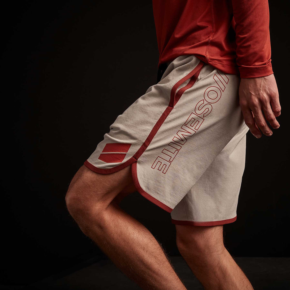 Y/OSEMITE Graphic Basketball Short - Dapple/Auburn | James Perse Los Angeles