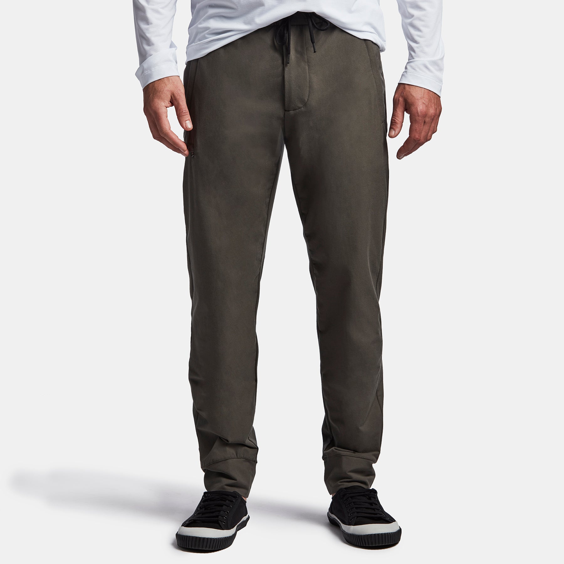 Y/OSEMITE Performance Cotton Pant In Granite | James Perse Los Angeles