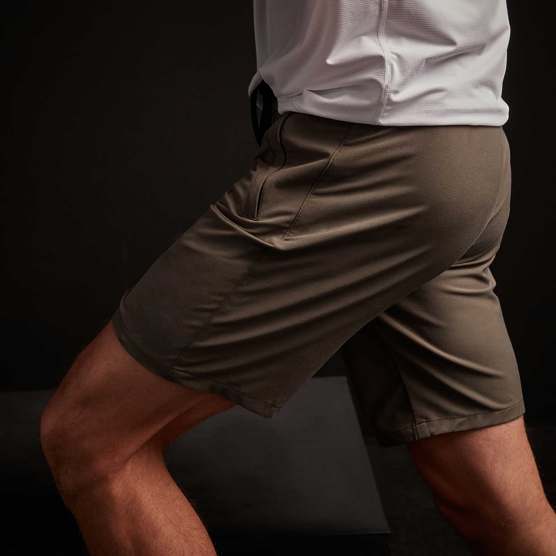 Y/OSEMITE Performance Cotton Short - Granite | James Perse Los Angeles