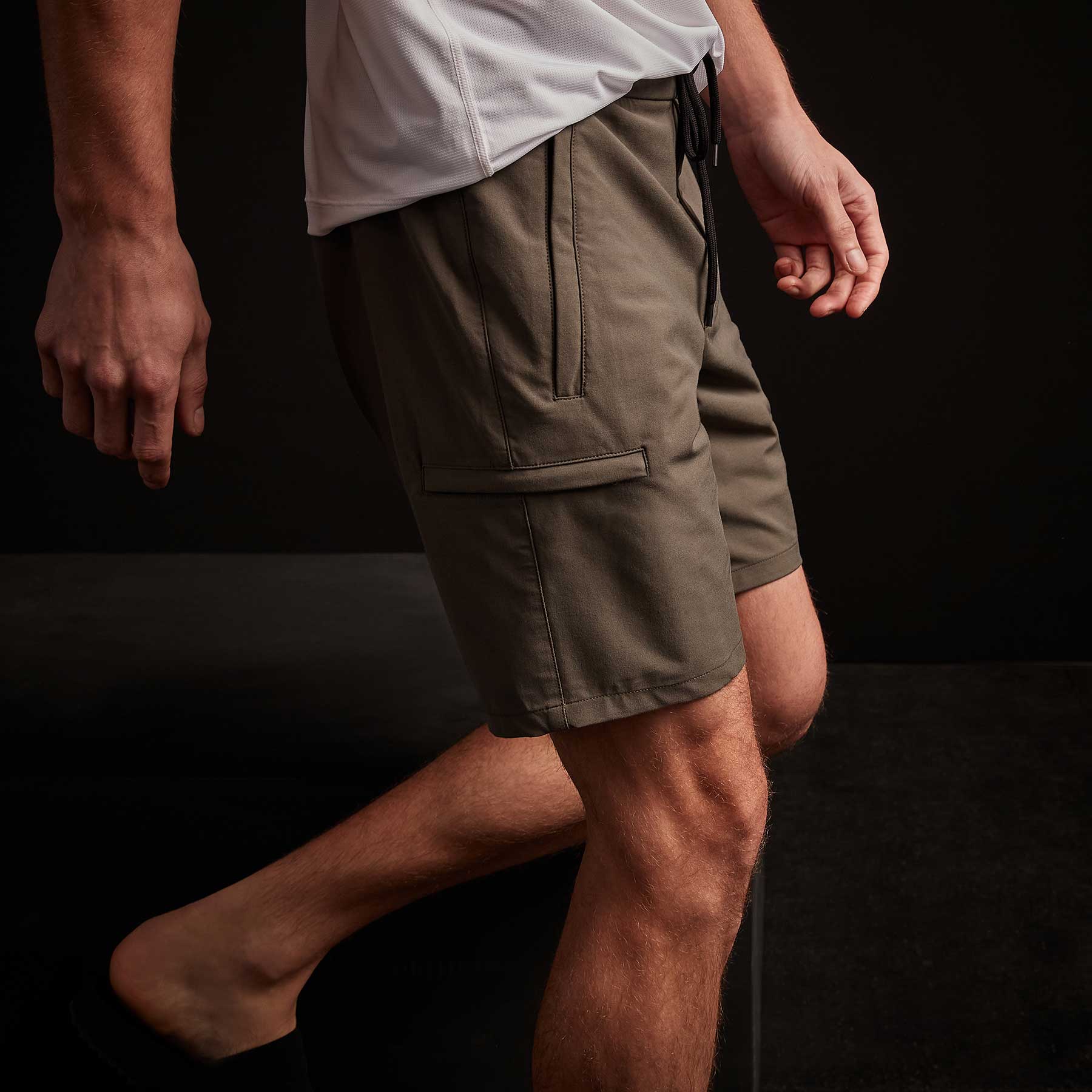 Y/OSEMITE Performance Cotton Short - Granite | James Perse Los Angeles