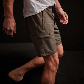 Y/OSEMITE Performance Cotton Short - Granite | James Perse Los Angeles