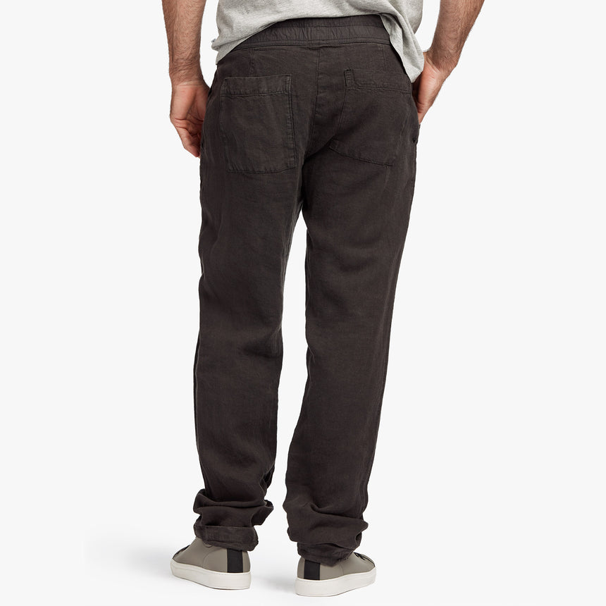 Utility Linen Pant in Carbon Pigment | James Perse Los Angeles