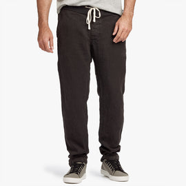 Utility Linen Pant in Carbon Pigment | James Perse Los Angeles