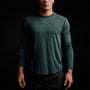 Shirttail Hem Crew in Laurel | James Perse Los Angeles