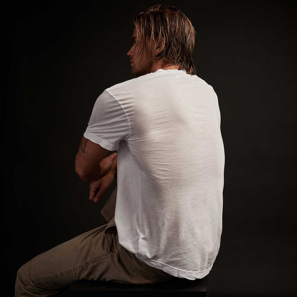 3 Pack Short Sleeve V Neck - White | James Perse Los Angeles