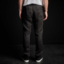 Lightweight Linen Pant in Black | James Perse Los Angeles