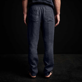 Lightweight Linen Pant in Blue Oil | James Perse Los Angeles 