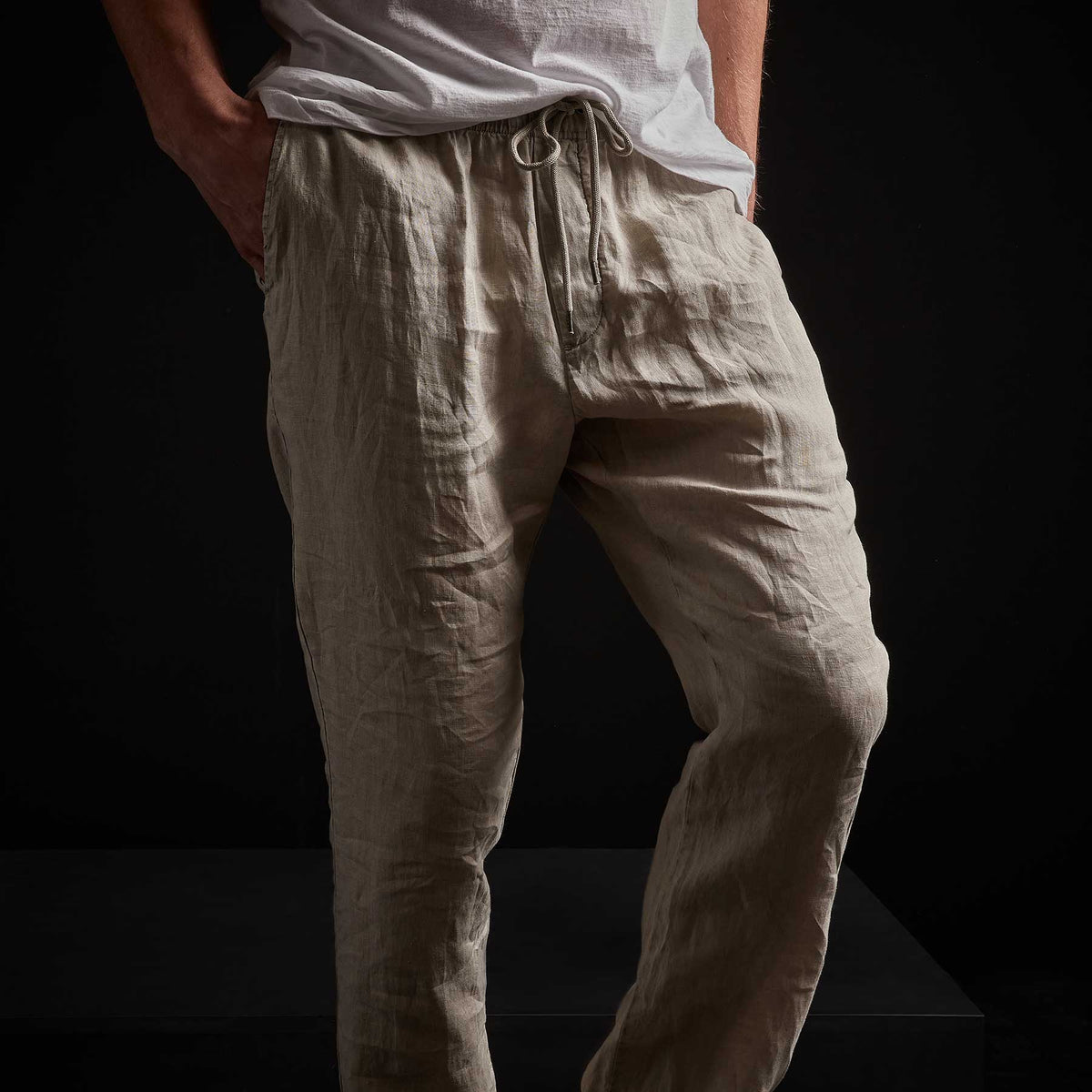 Lightweight Linen Pant - Mineral Pigment