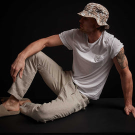 Lightweight Linen Pant - Mineral Pigment