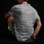 Rolled Sleeve Linen Shirt - Breeze Pigment