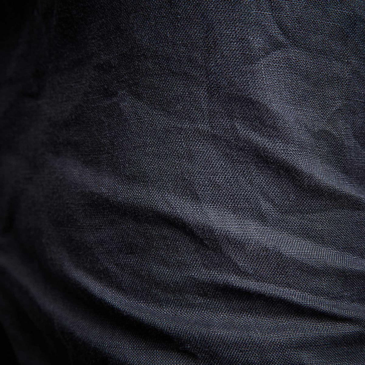 Garment Dyed Short Sleeve Linen Shirt - Titan Pigment | James Perse Los Angeles