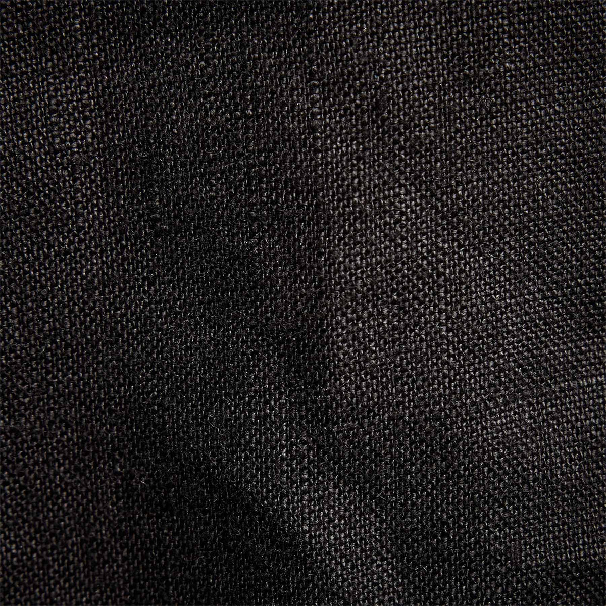 Lightweight Linen Pullover Polo in Black | James Perse Los Angeles