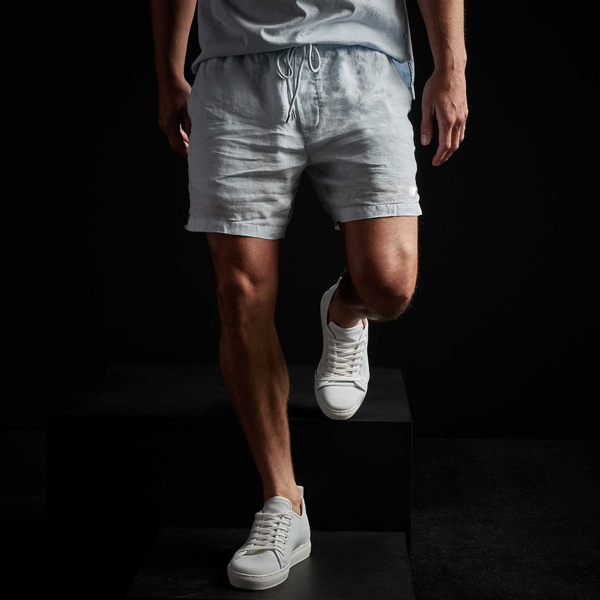 Lightweight Linen Short in Memory Pigment | James Perse Los Angeles
