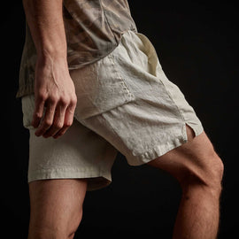 Lightweight Linen Short - Paste Pigment | James Perse Los Angeles