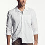 Voile Embroidered Lotus Shirt In White | James Perse Los Angeles