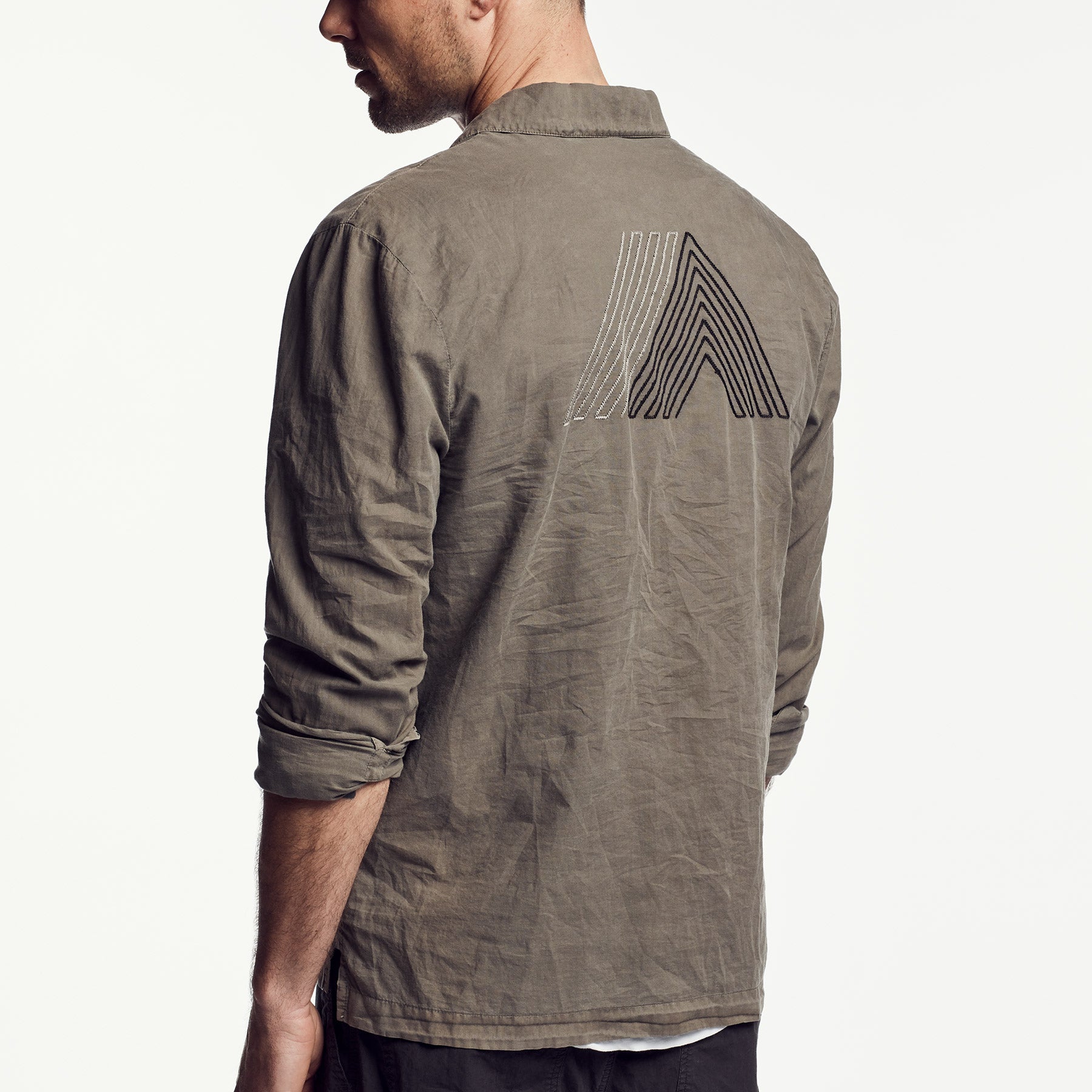 Lightweight Linen Shirt - Zephyr Pigment | James Perse Los Angeles