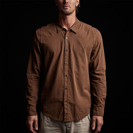 Standard Shirt in Gingerbread Pigment | James Perse Los Angeles