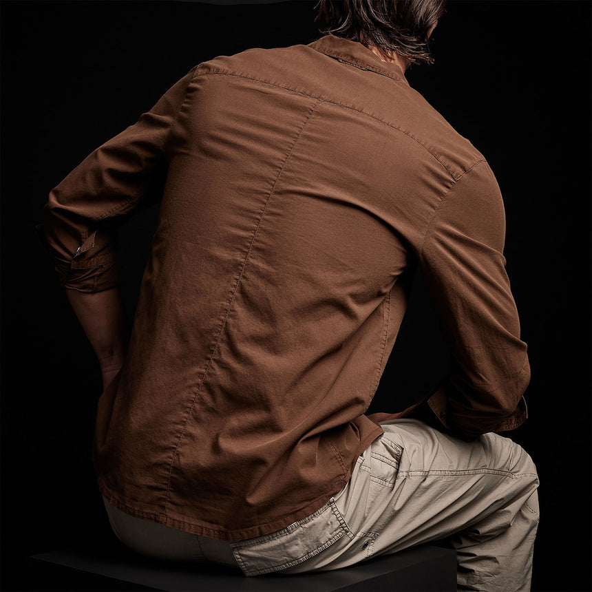 Standard Shirt in Gingerbread Pigment | James Perse Los Angeles