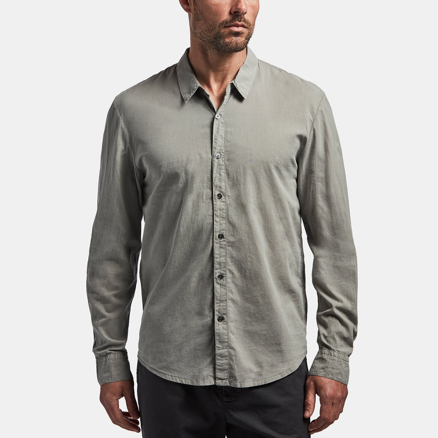 Standard Shirt In Steel Pigment | James Perse Los Angeles